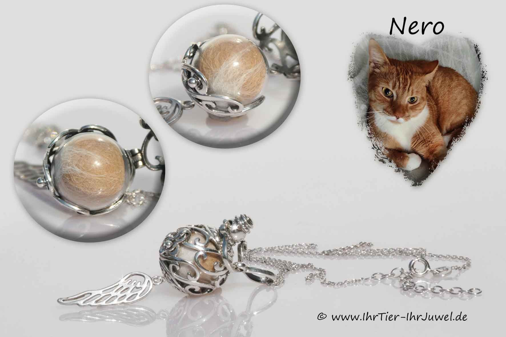 Geliebte Katze Schmuck Katzenhaare Erinnerungsschmuck Fellandenken