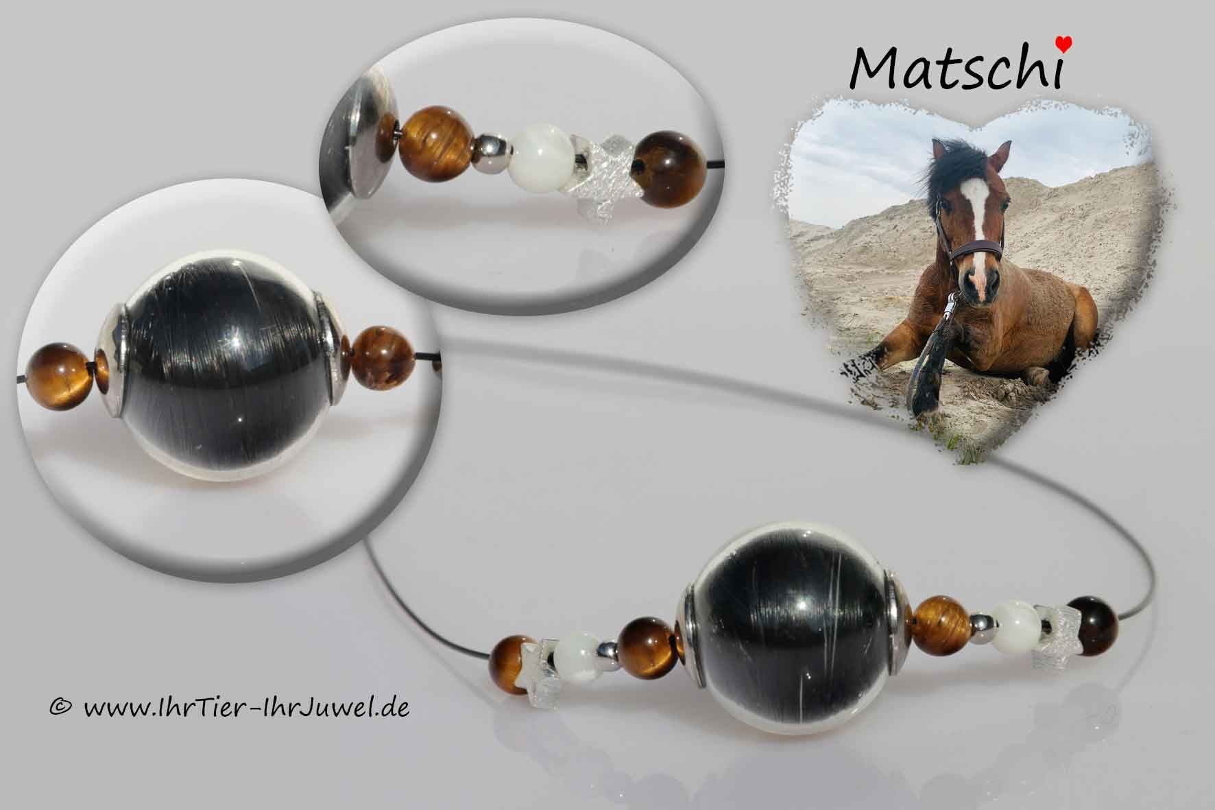 Pferdehaarschmuck Kette mit Pferdehaaren geliebtes Pferd