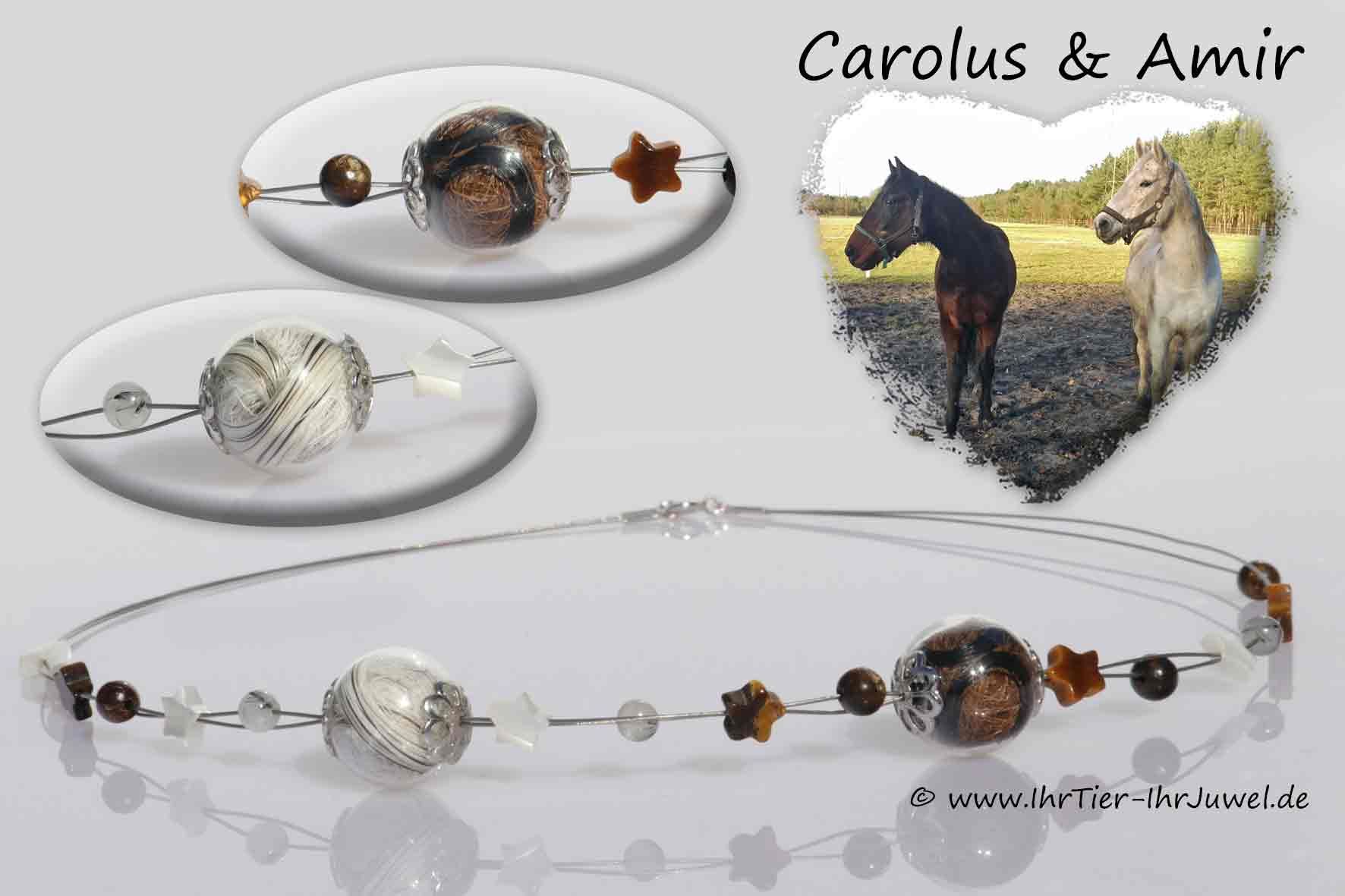 Pferdehaarschmuck Schweifhaarkette Kette aus Schweifhaaren