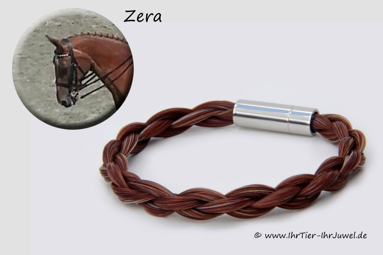 Pferdeharschmuck Armband mit Schweifhaar Equistrian Pferdeliebe