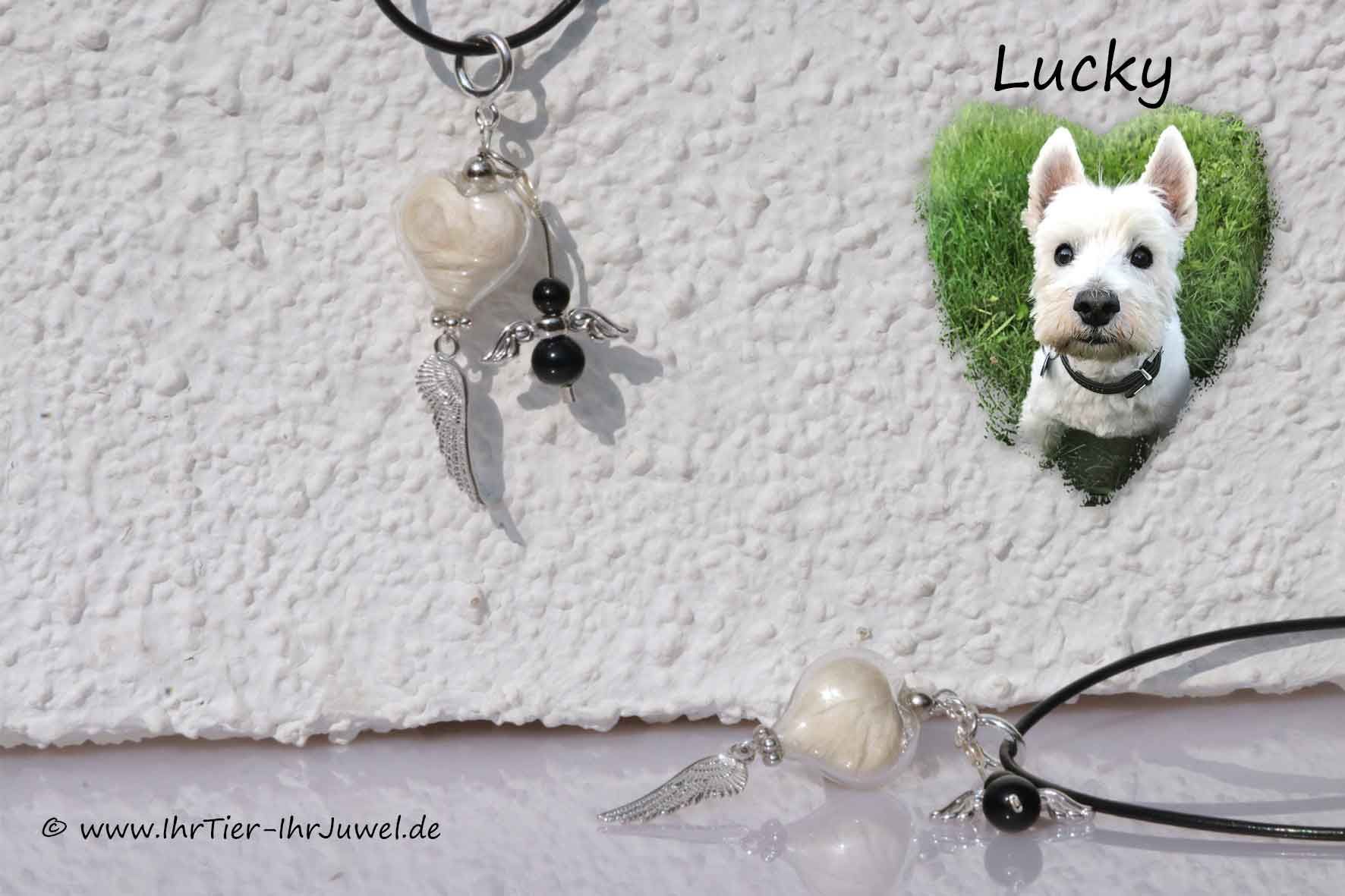 Schmuck aus Hundehaaren Erinnerungsschmuck Fellandenken