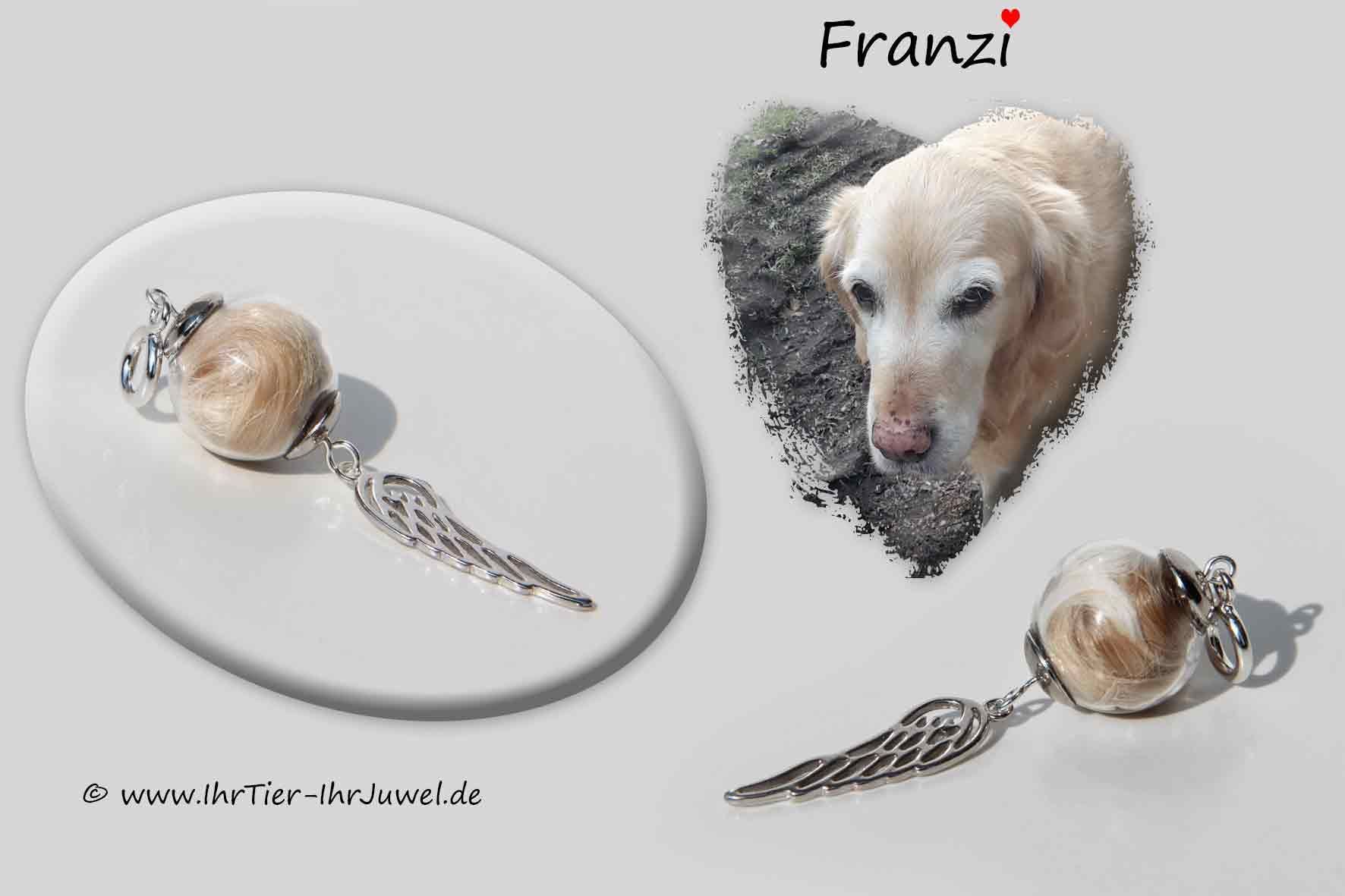 Schmuck aus Hundehaaren Fellandenken Tierhaarschmuck Erinnerungsschmuck