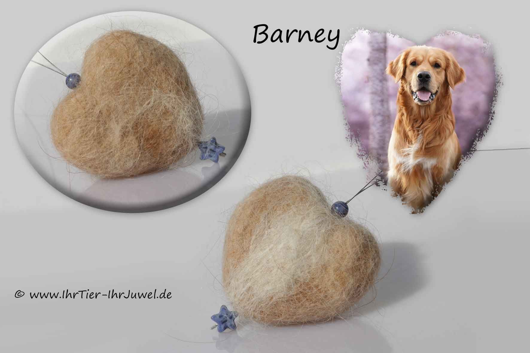 Schmuck aus Hundehaaren Fellherz Fellandenken Fellherz