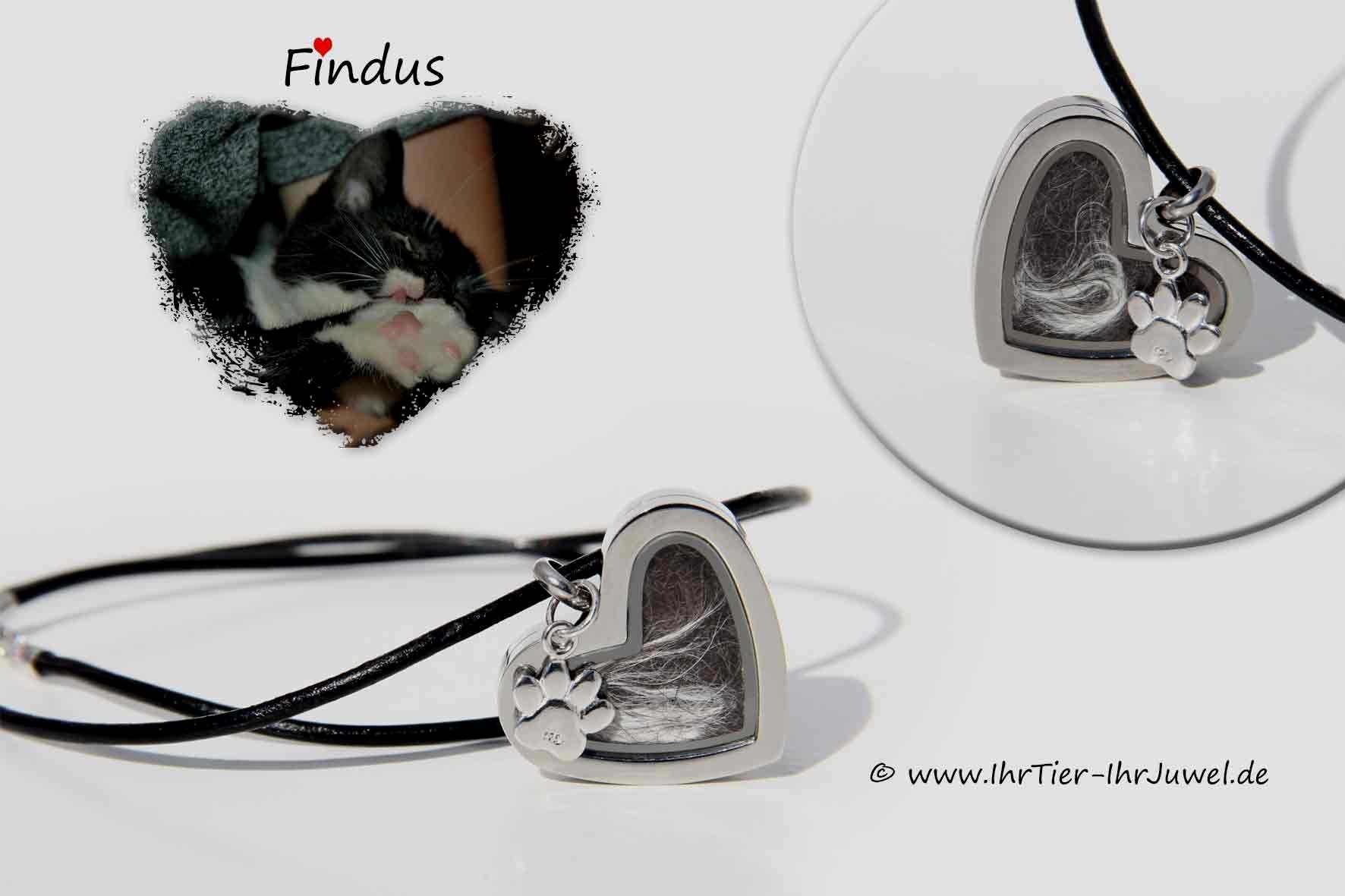 Schmuck aus Katzenhaar Erinnerungsschmuck geliebte Katze