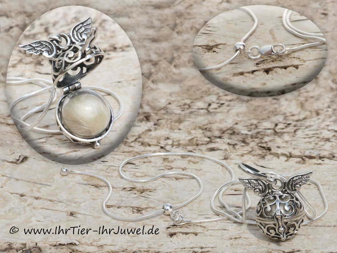 Schmuck aus Menschenhaaren Engelsrufer mit Menschenhaar