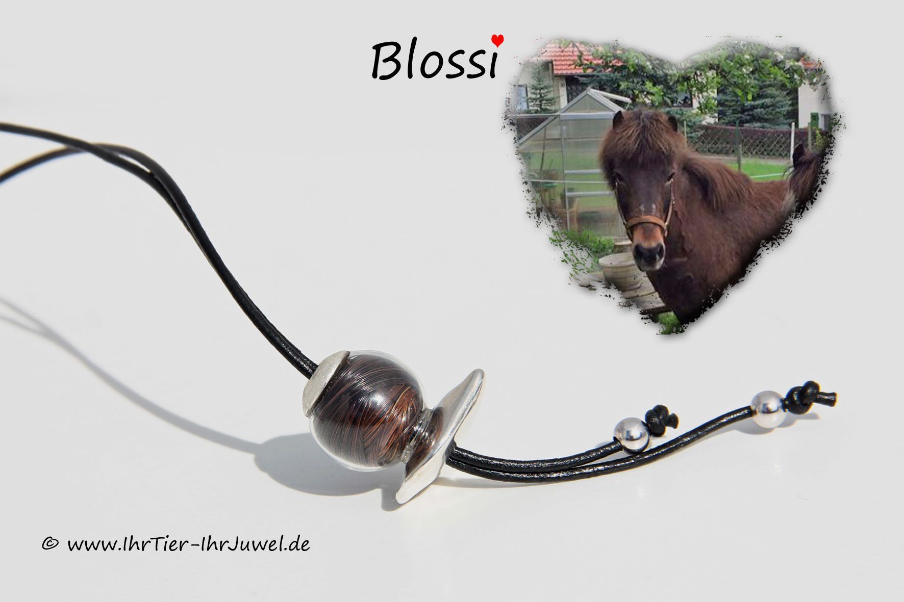 Schmuck aus Pferdehaar Kette mit Schweifhaar