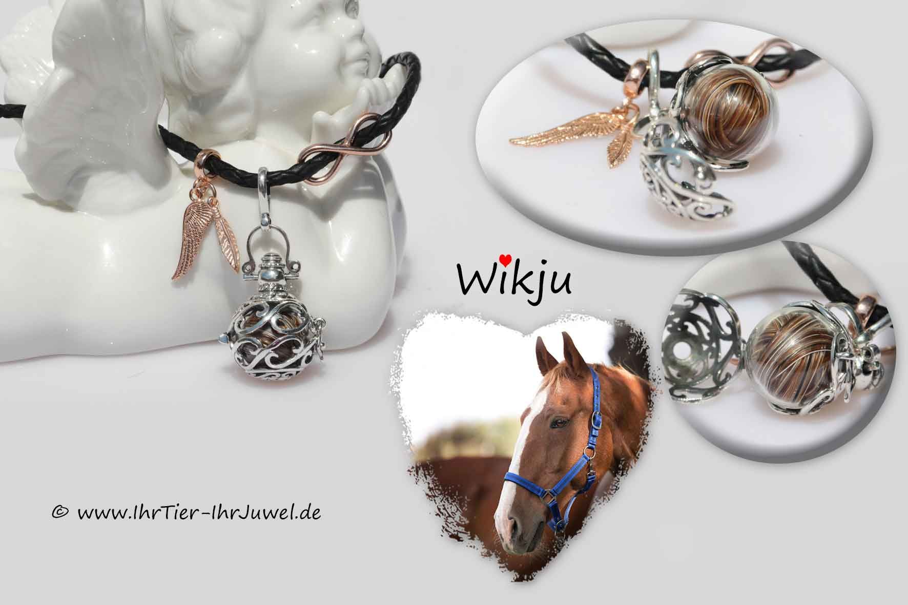 Schmuck aus Pferdehaar Infinityschmuck geliebtes Pferd