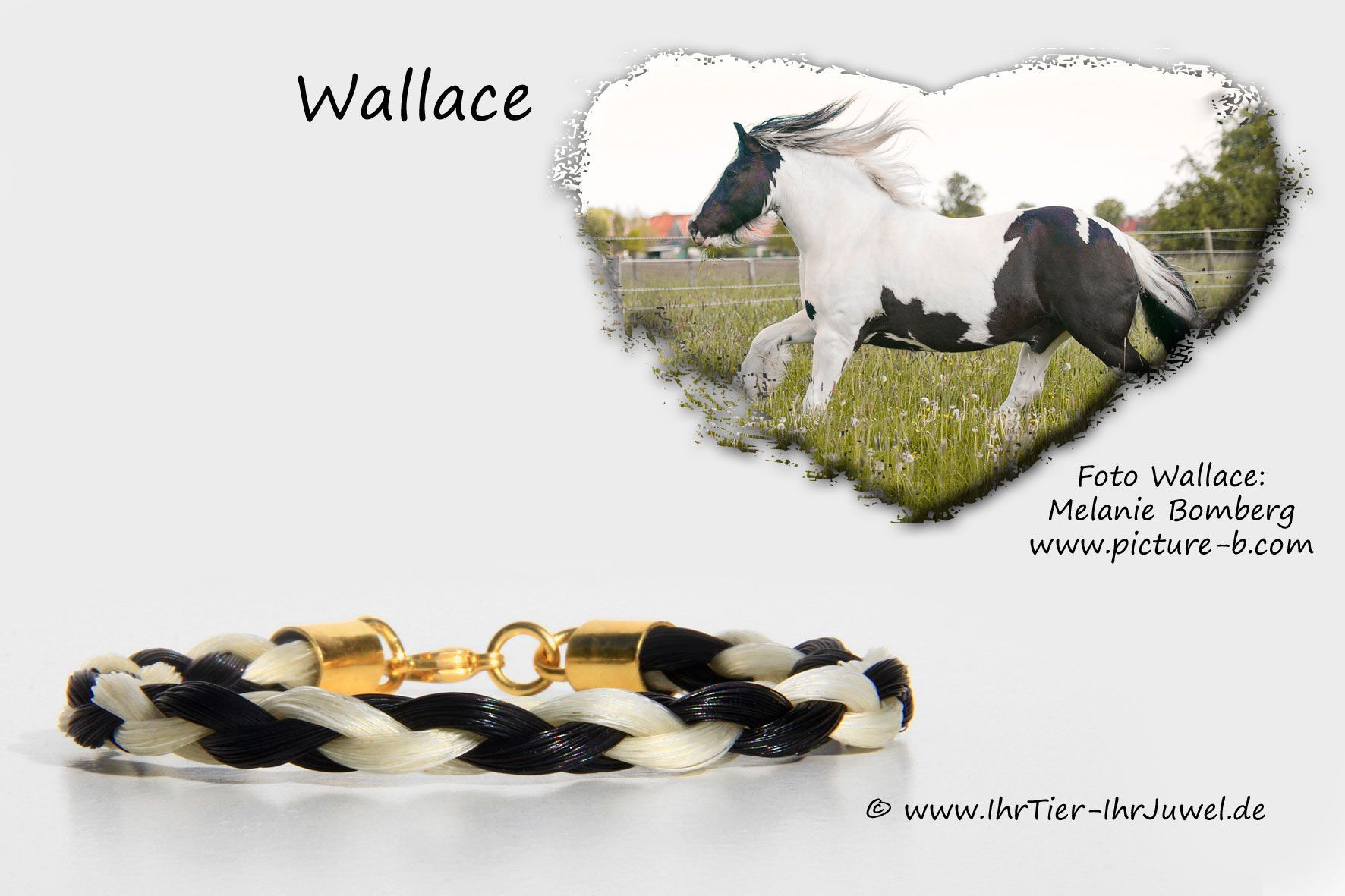 Schmuck aus Pferdehaaren Armband aus Schweifhaar