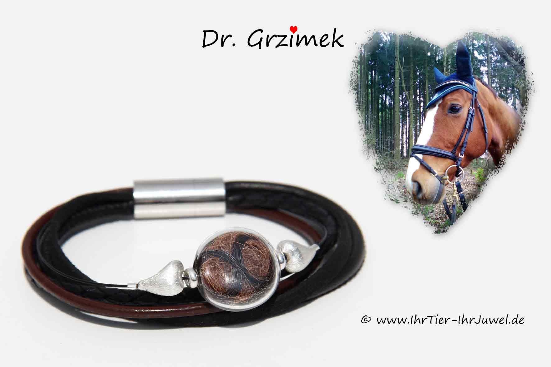 Schmuck aus Pferdehaaren Armband mit Mähnenhaaren