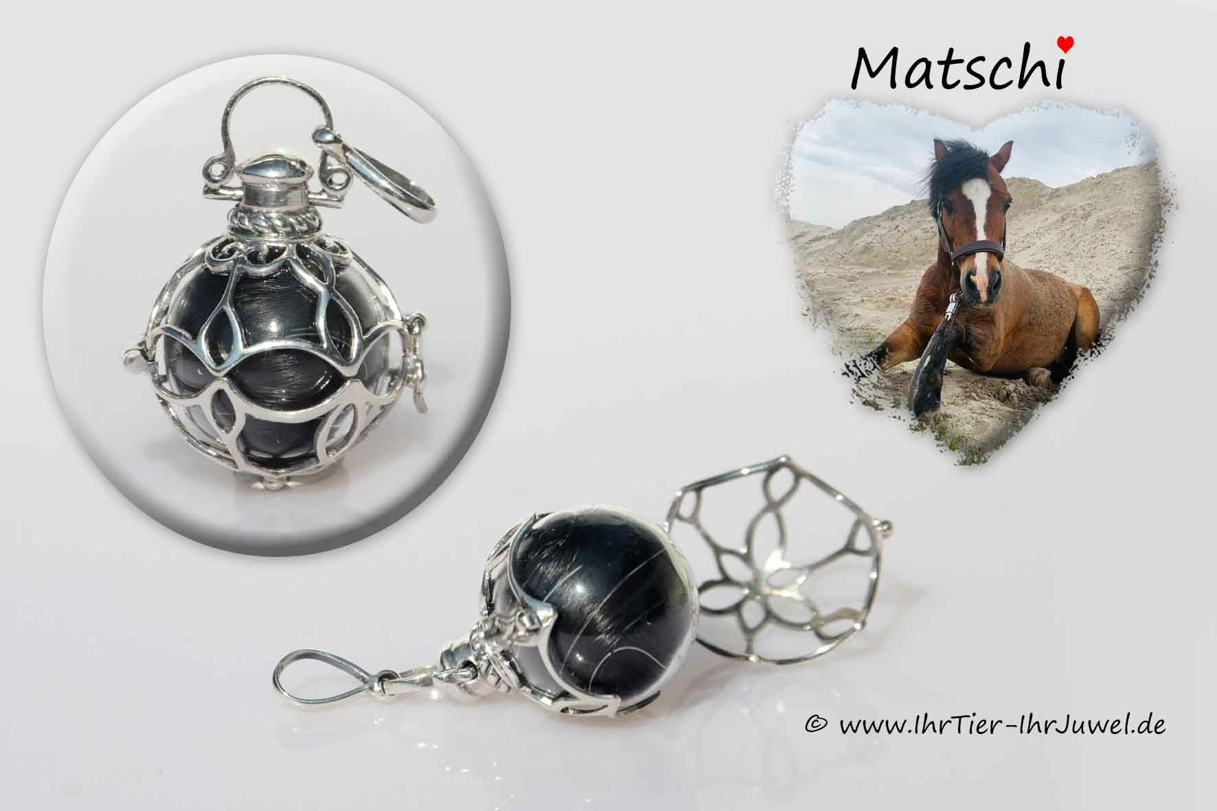 Schmuck aus Pferdehaaren Engelsflüsterer geliebtes Pferd