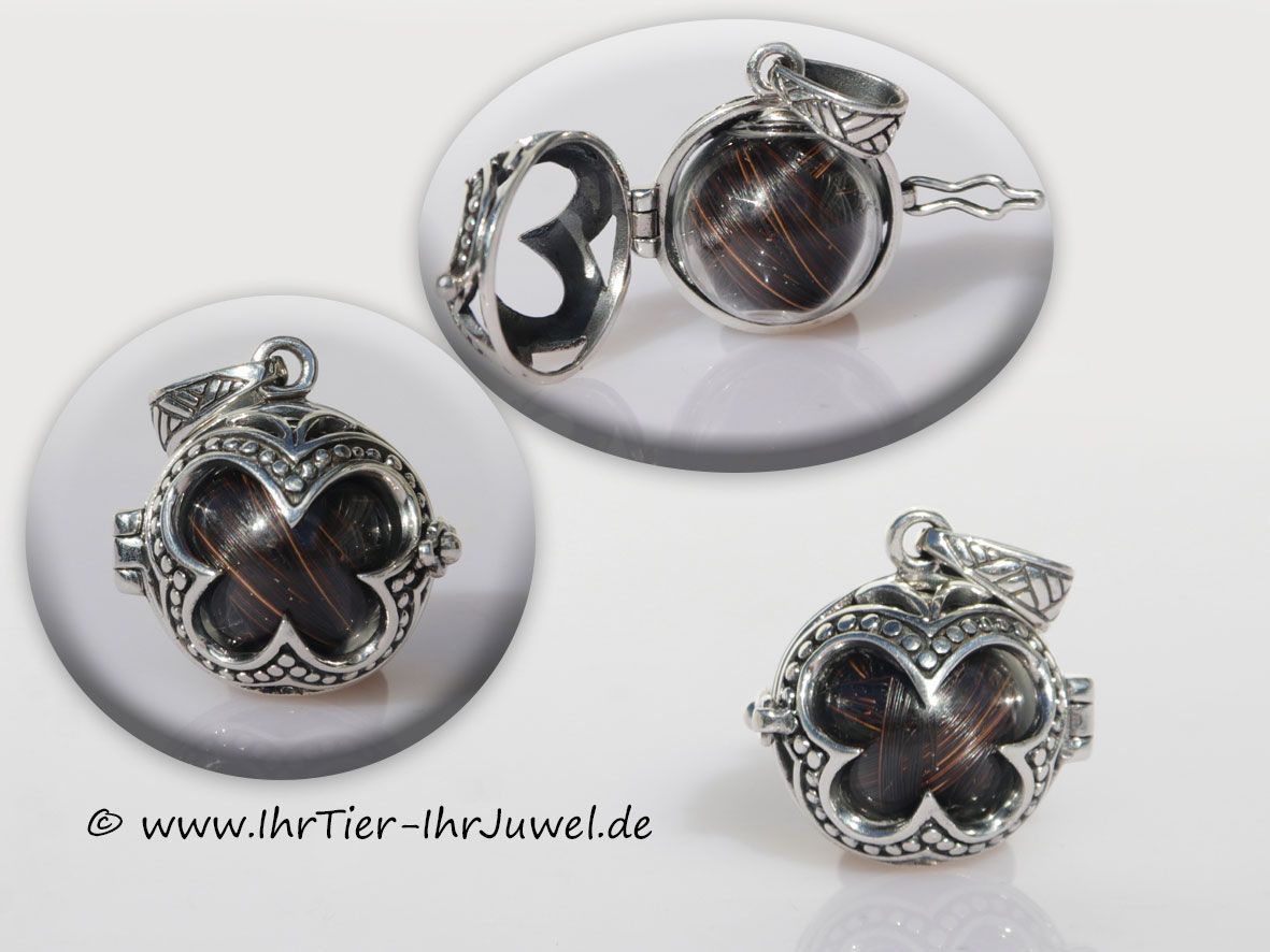 Schmuck aus Pferdehaaren Engelsrufer mit Pferdehaar