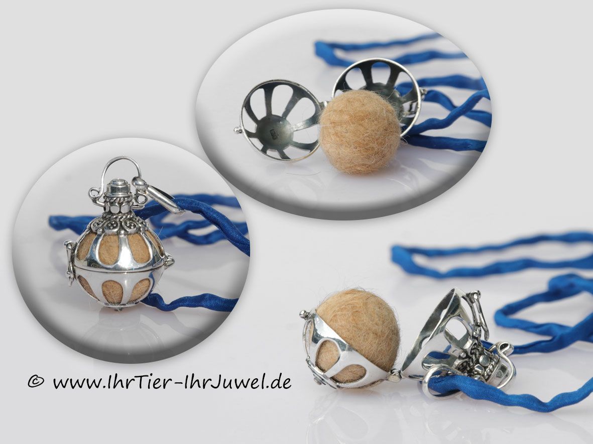 Schmuck aus Tierhaaren Engelsrufer mit Katzenhaar