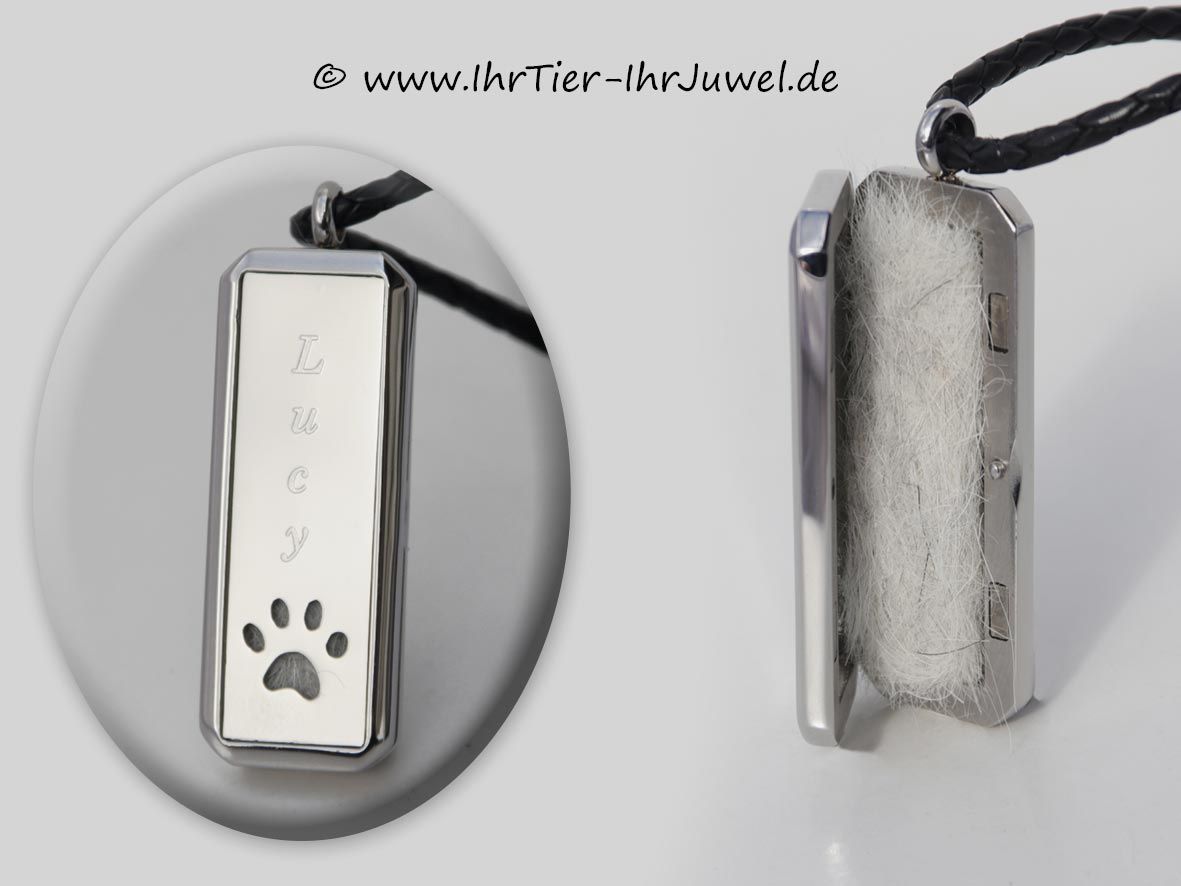 Schmuck für den Tierliebhaber Medaillon mit Gravur