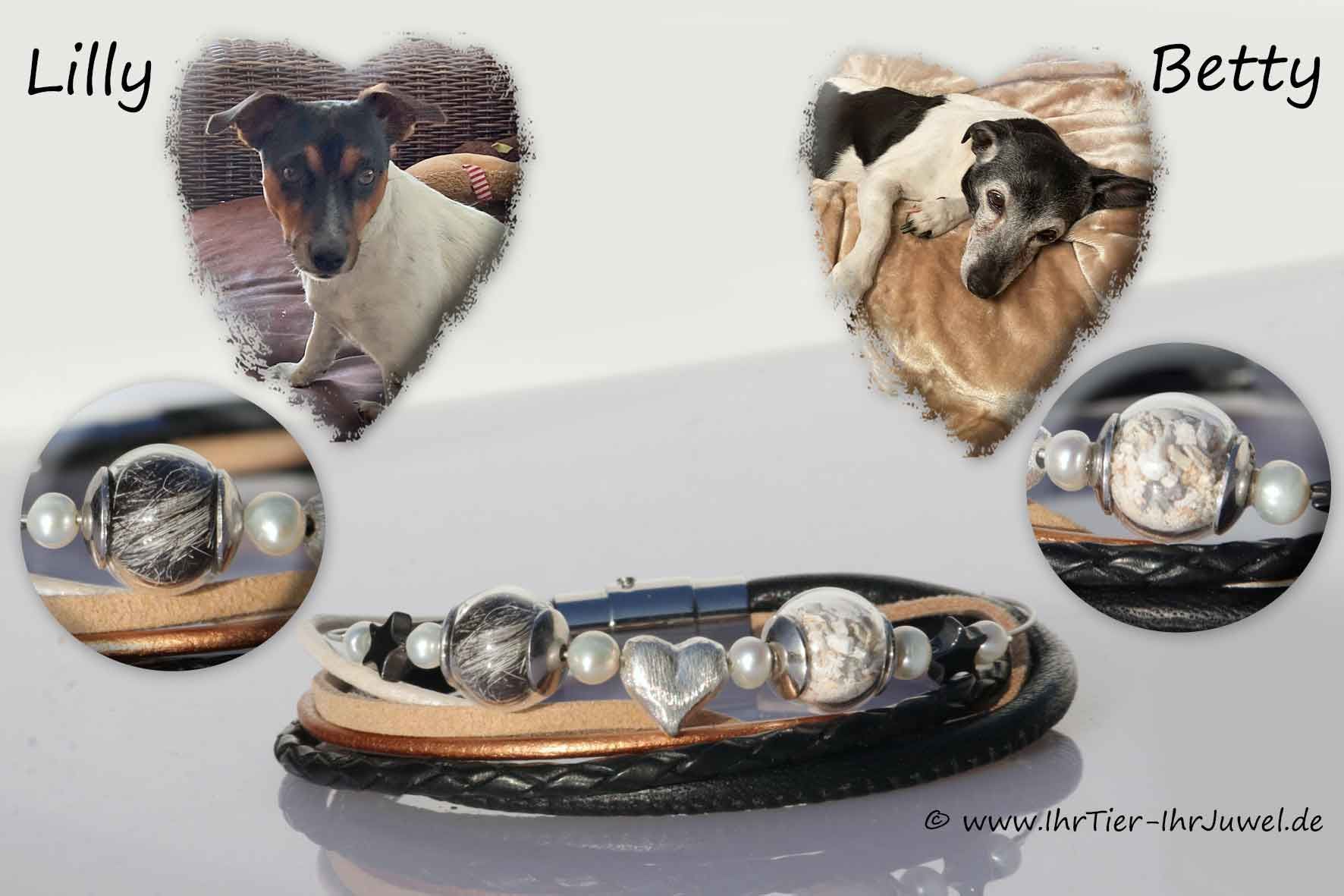Schmuck mit Asche Hundehaarschmuck Fellandenken Ascheschmuck