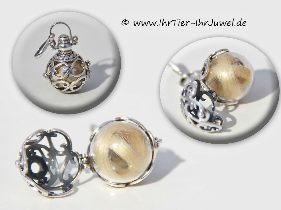 Schmuck mit Haaren Engelsflüsterer mit Menschenhaar