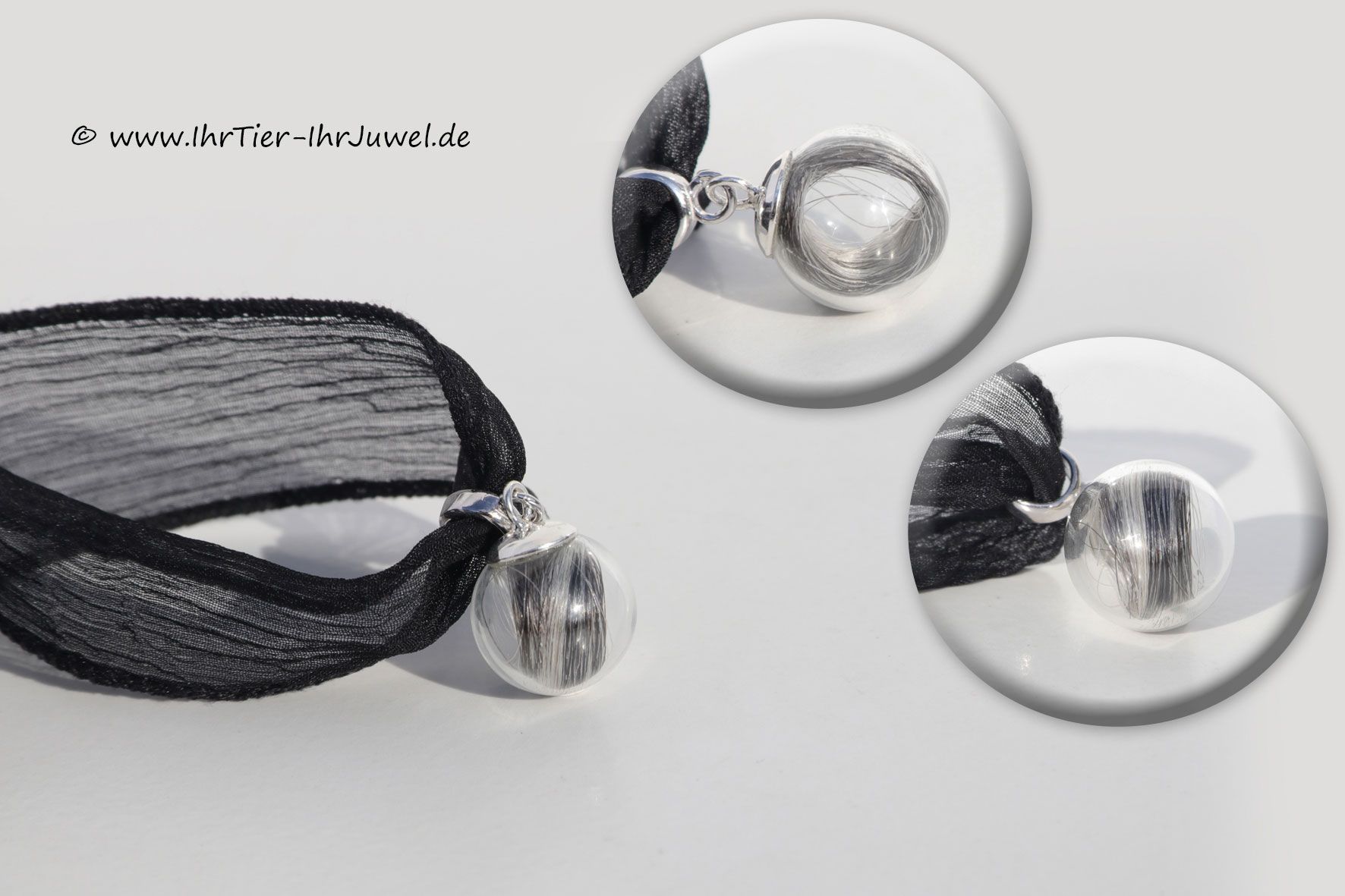 Schmuck mit Menschenhaar Andenken an Papa