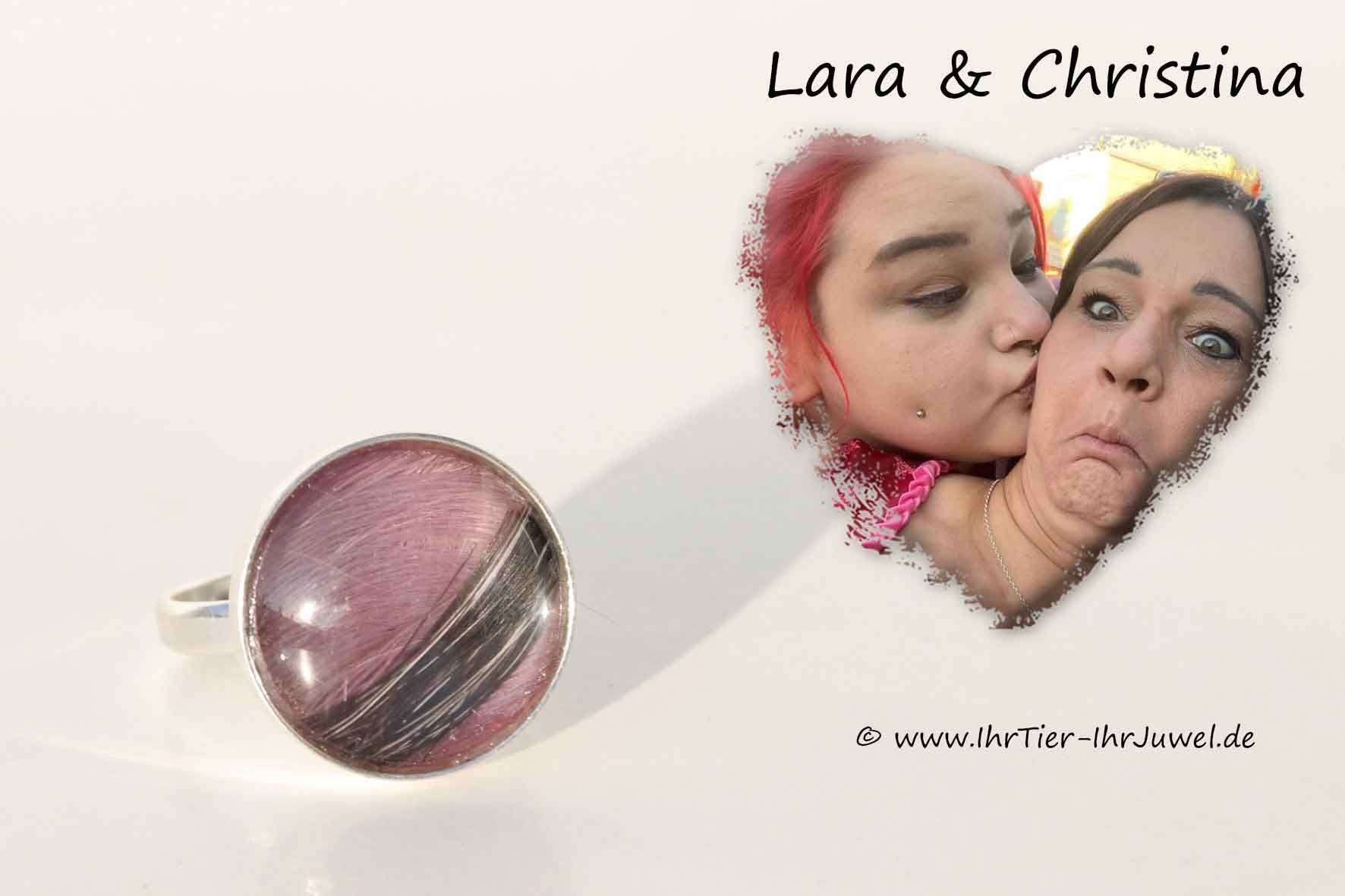 Schmuck mit Menschenhaar Ring mit Haaren Erinnerungsschmuck