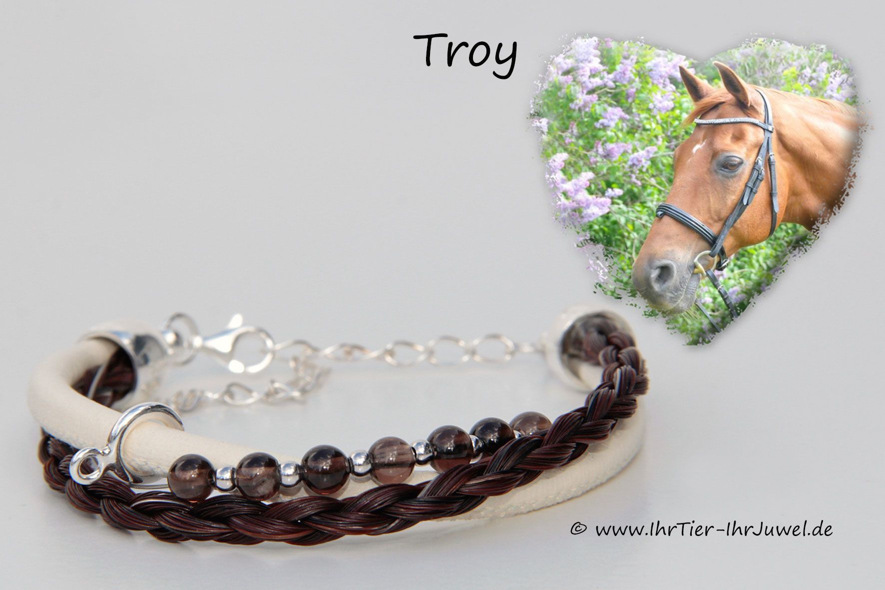 Schmuck aus Pferdehaar Armband aus Schweifhaar