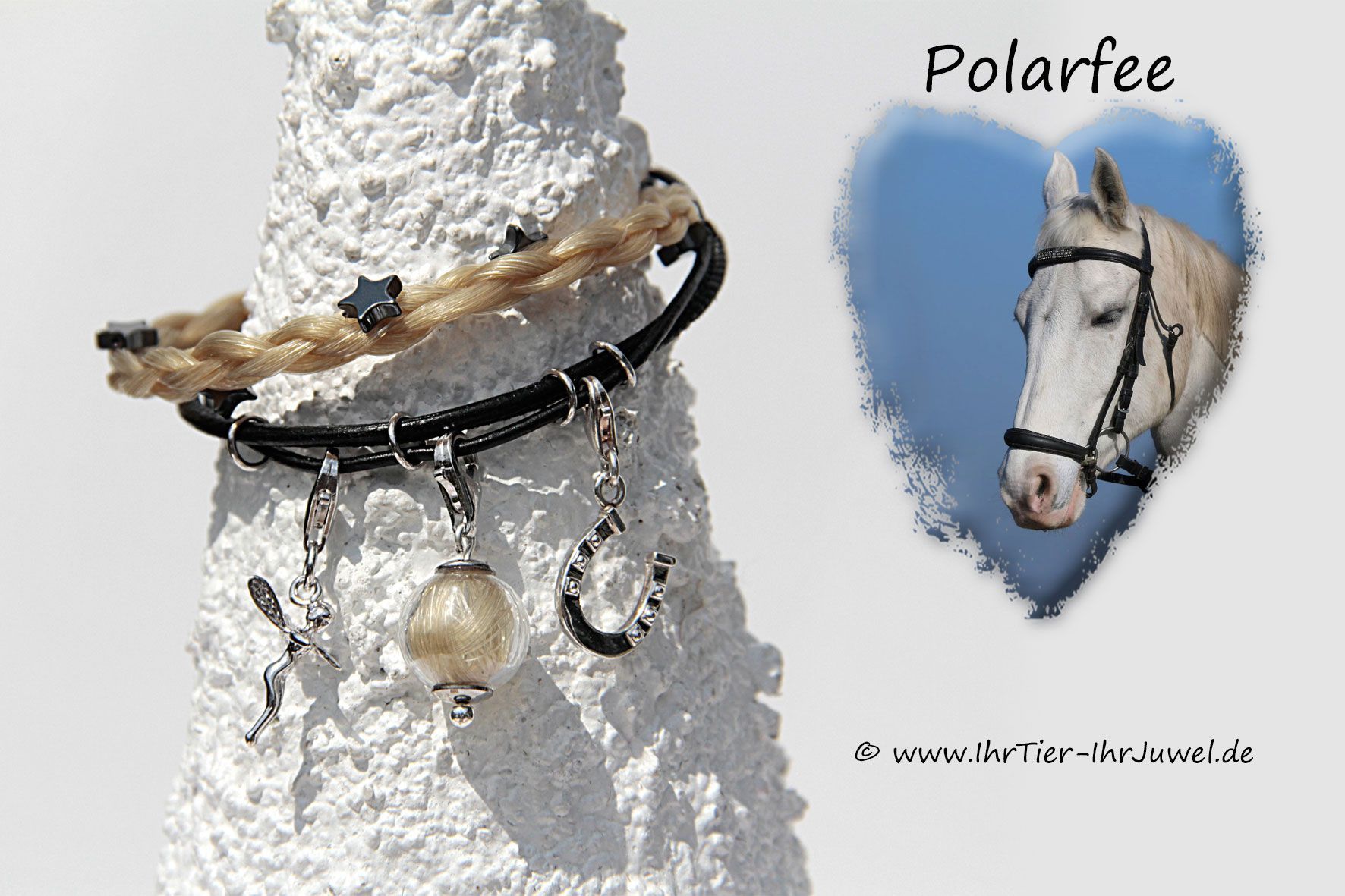 Schmuck mit Pferdehaar Armband mit Schweifhaar