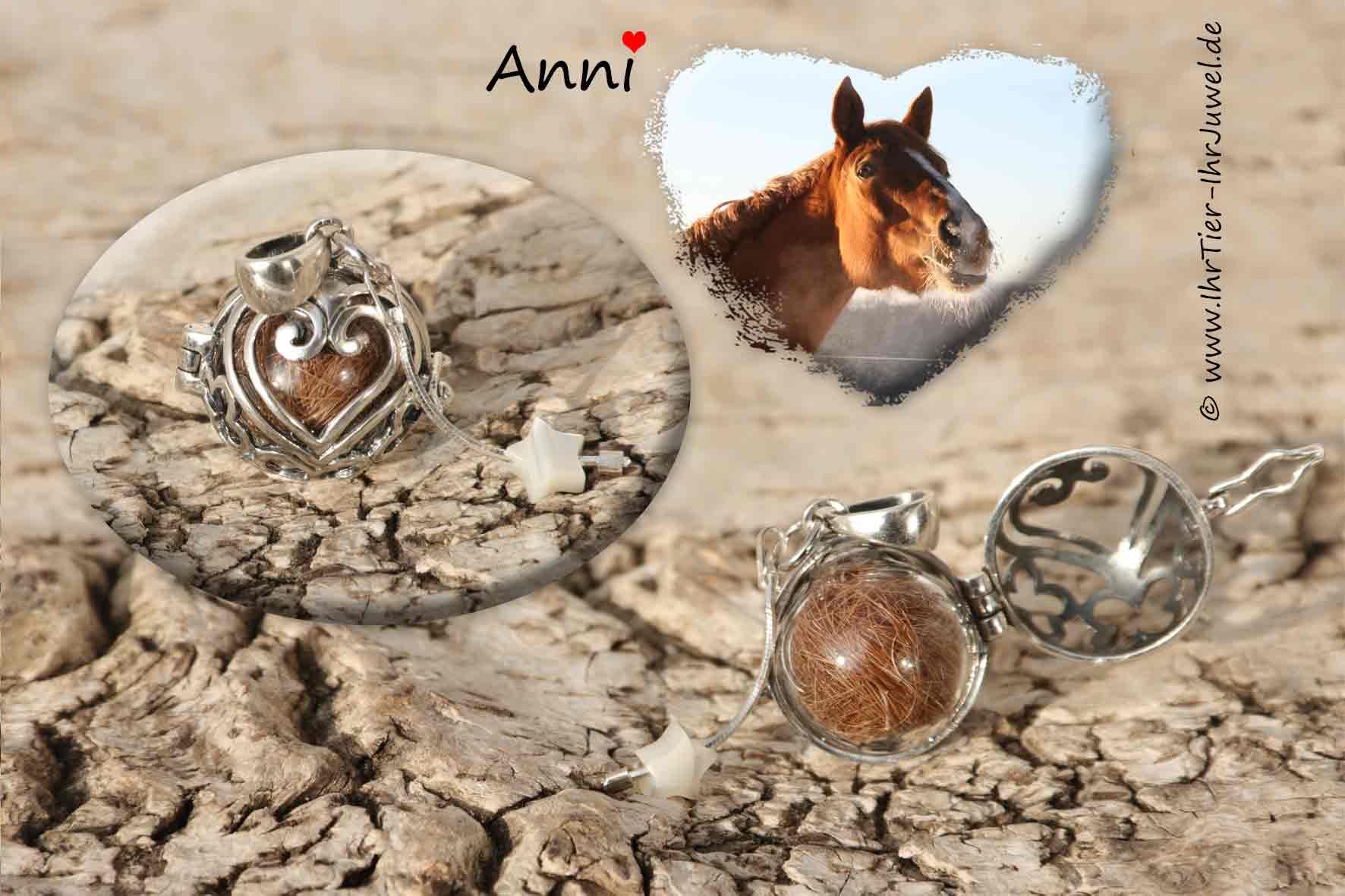 Schmuck mit Pferdehaar Engelsflüsterer mit Pferdehaaren