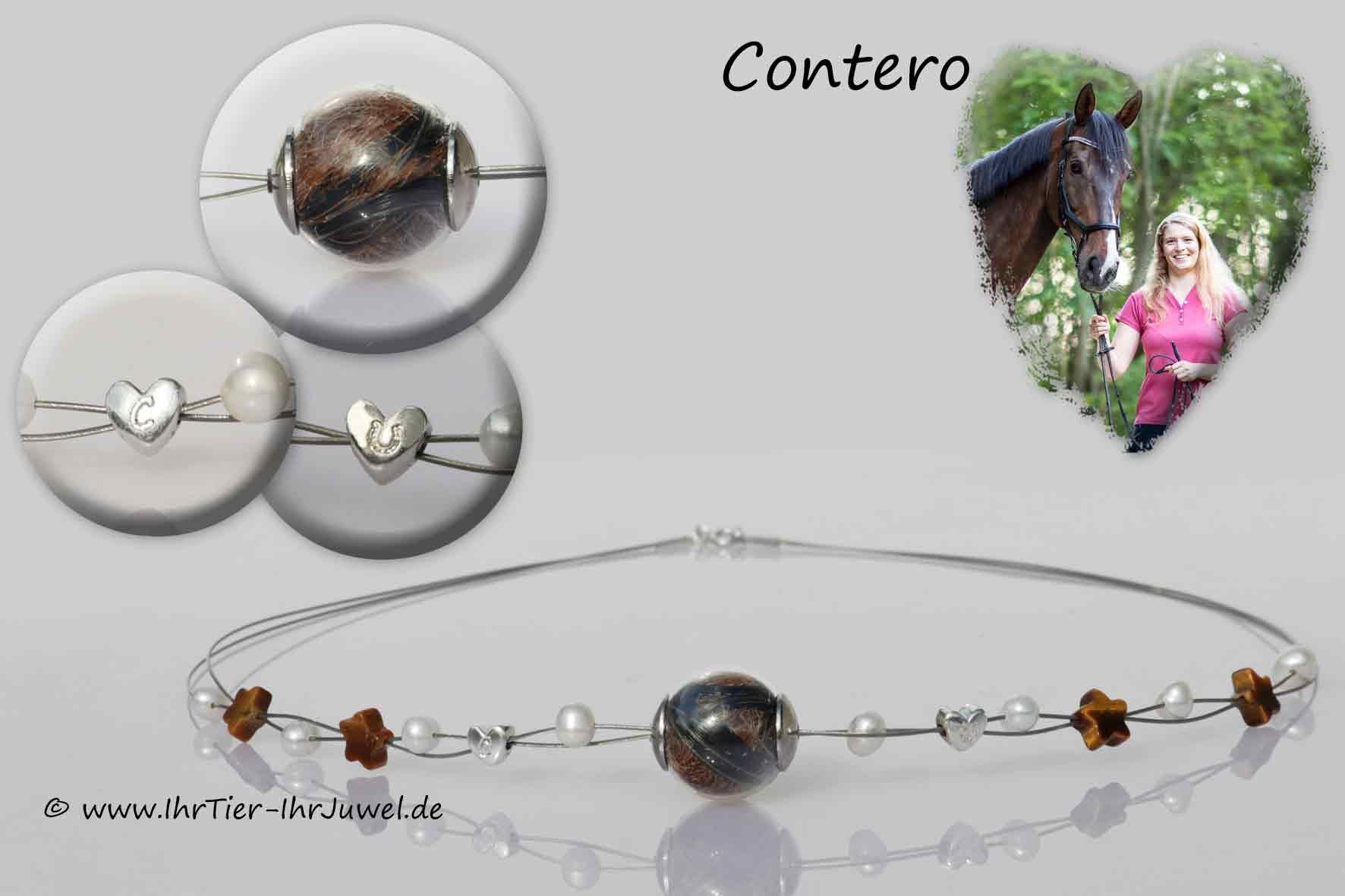 Schmuck mit Pferdehaaren Kette mit Pferdehaar