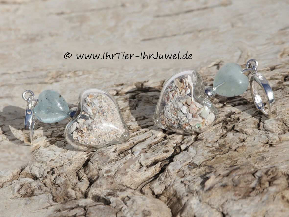 Schmuck mit Tierasche Ohrringe mit Asche