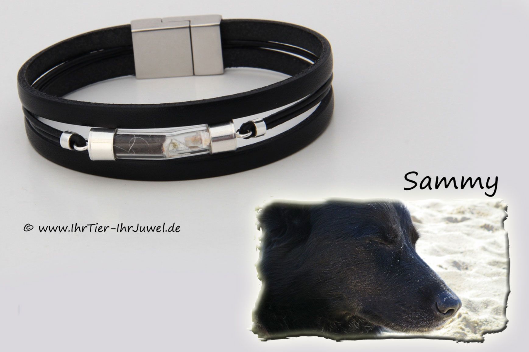 Tierhaarschmuck Armband Ascheschmuck Haare und Asche