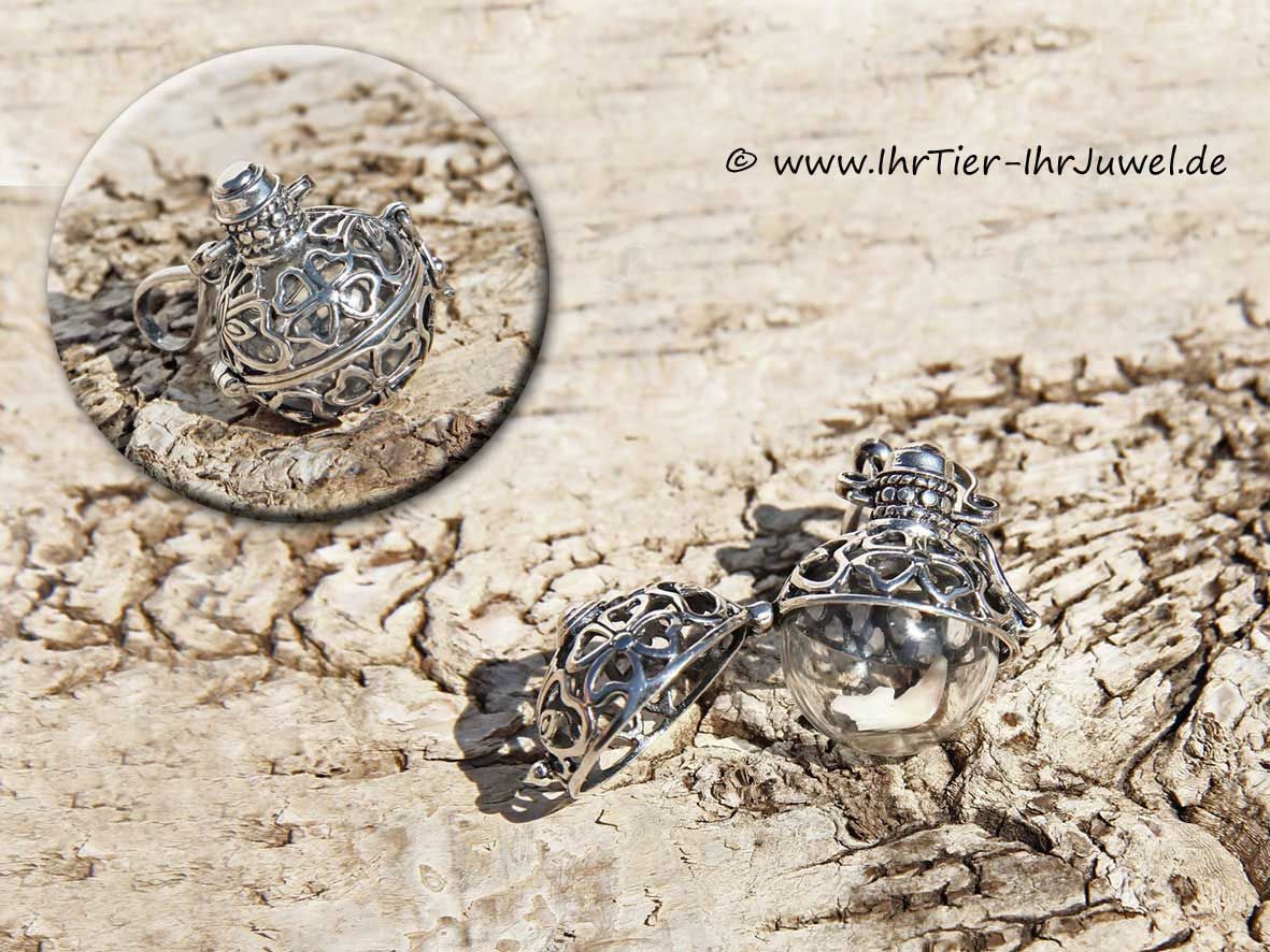 Tierhaarschmuck Engelsflüsterer mit Tierzähnchen Zähnchenschmuck Tierzahn