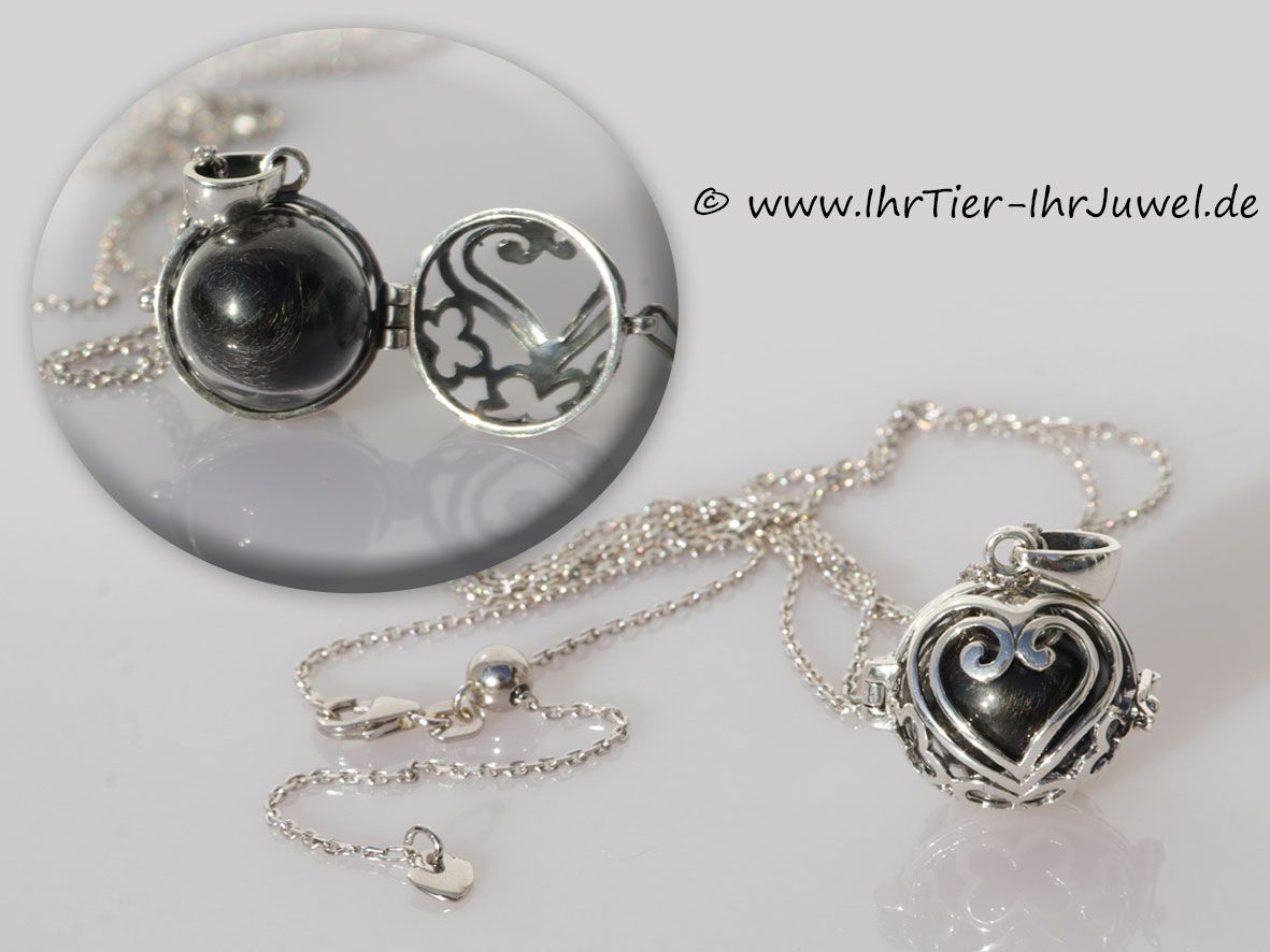 Tierhaarschmuck Engelsrufer mit Hundehaar Engelsflüsterer Tierjuwelen