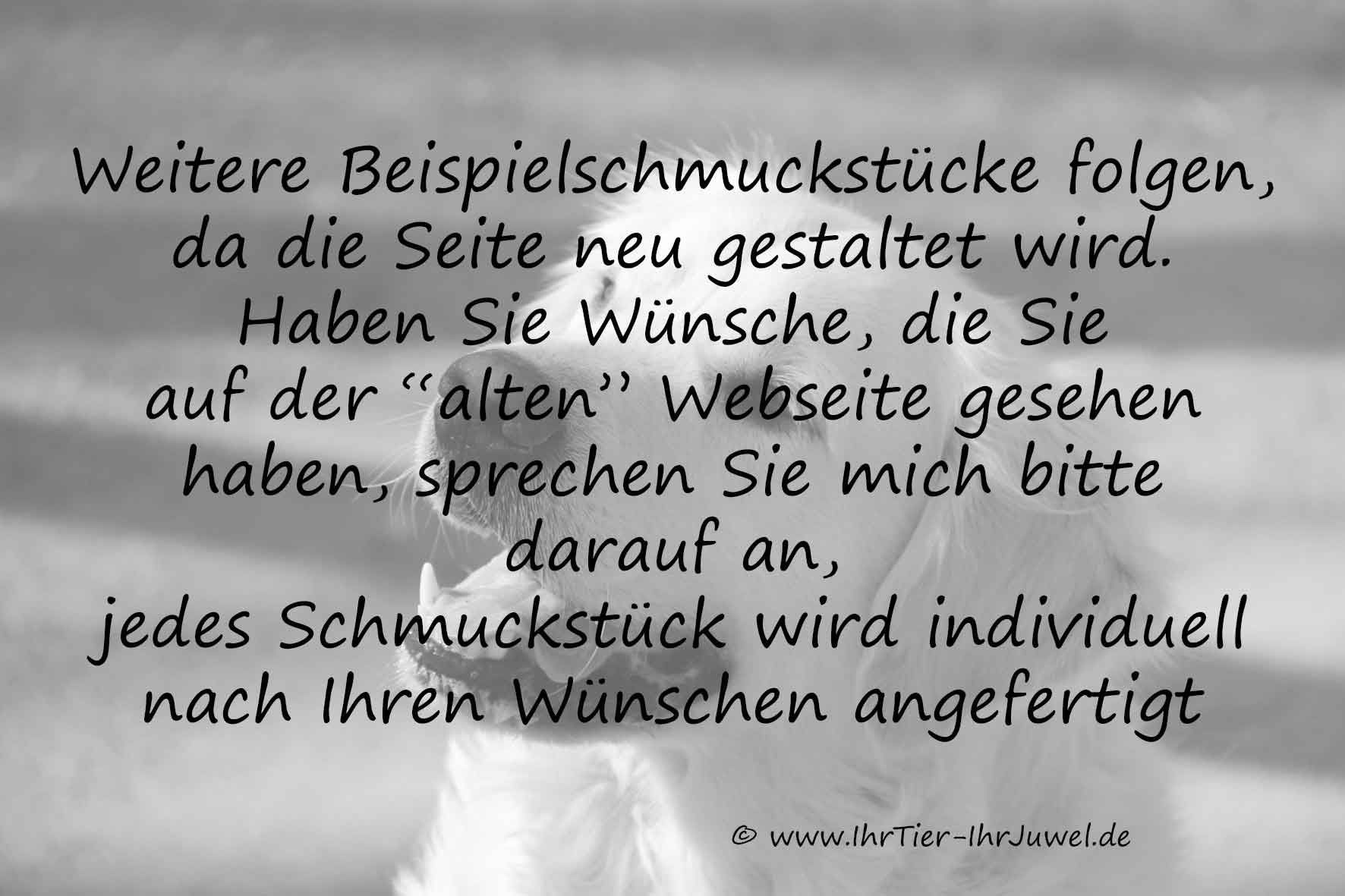 Tierhaarschmuck Schmuck aus Hundehaaren Tierjuwelen