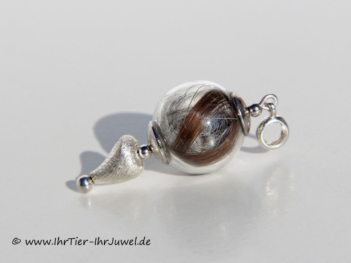 Tierhaarschmuck Schmuck mit Tierhaar und Menschenhaar