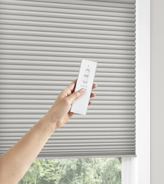 Alta honeycomb shades control option - Somfy® Automation