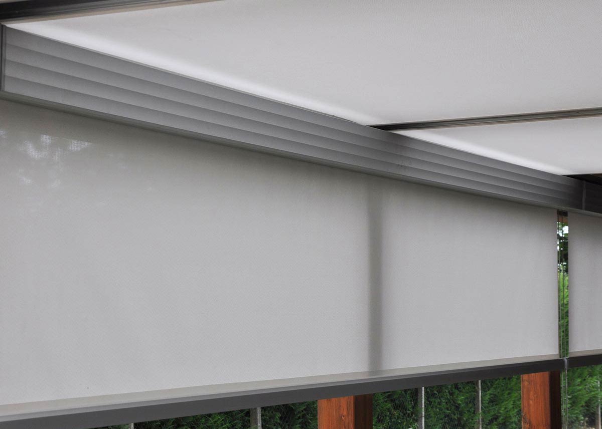 Corradi Outdoor Shade,  Awning Smart Drop Shade Irvine