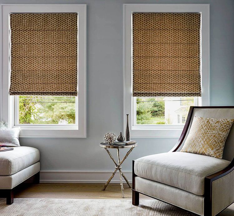 Flat Roman Shade with Seams