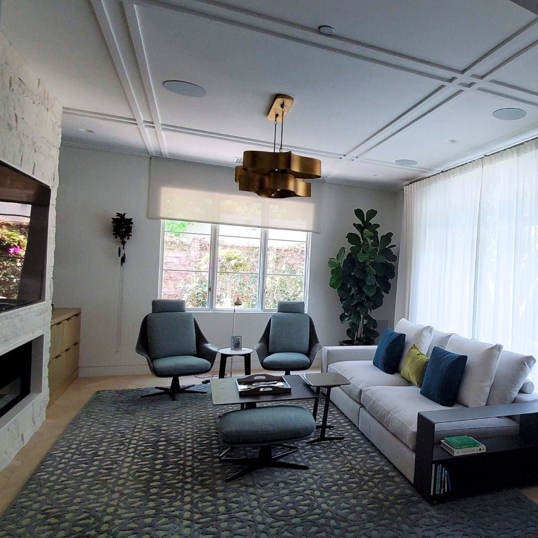 Roller shades and curtains