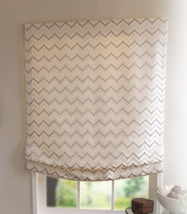 custom relaxed soft roman shade