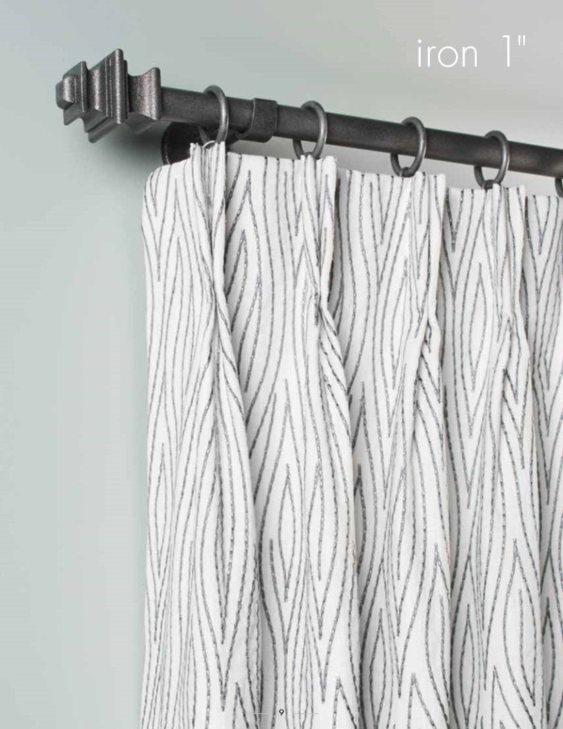 Drapery Hardware Trend Iron French Pleat Drapery Modern Pattern Irvine