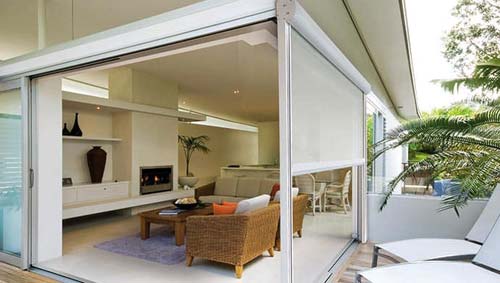 Durasol outdoor solar shade in Irvine