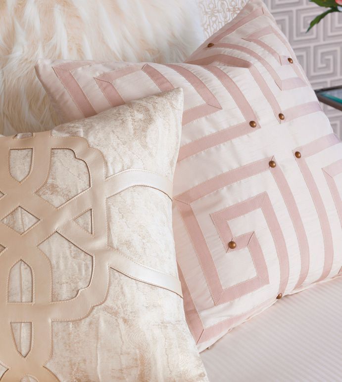 Custom pillow and shams