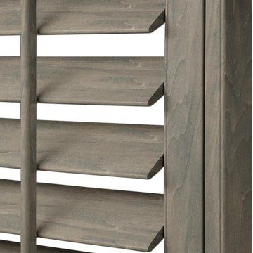 Heritance Hardwood Shutter - Color Salt & Pepper