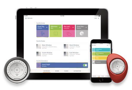 Hunter Douglas PowerView Ways to Operate - Tablet, Phone, Remote, Wall Switch Hunter Douglas PowerView Ways to Operate - Tablet, Phone, Remote, Wall Switch
