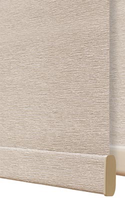 Hunter Douglas designer roller shades rectangular fabric-wrapped bottom rail