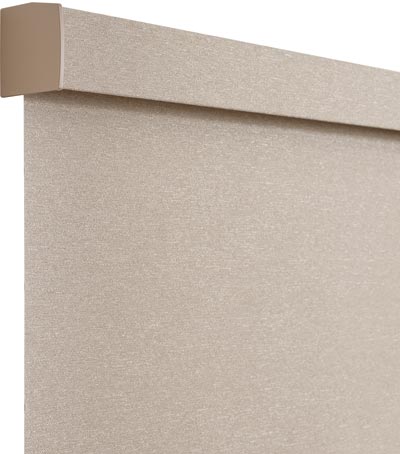 Hunter Douglas Designer Roller Shade top treatment - Large Square Cassette Irvine