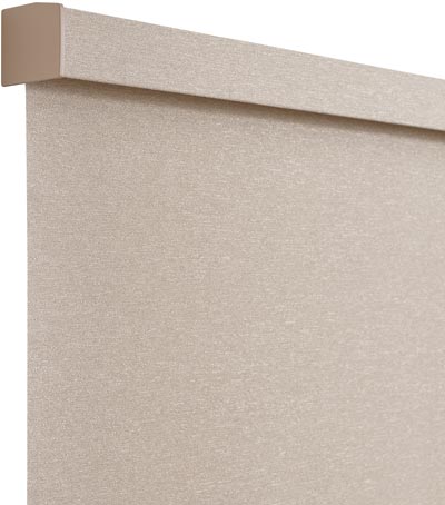 Hunter Douglas Designer Roller Shade top treatment - Small Square Cassette Irvine