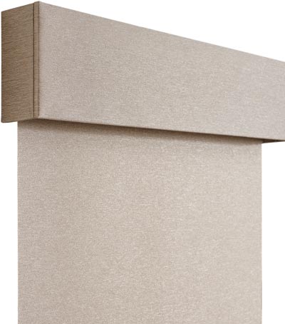 Hunter Douglas Designer Roller Shade top treatment - Fabric Valance Irvine