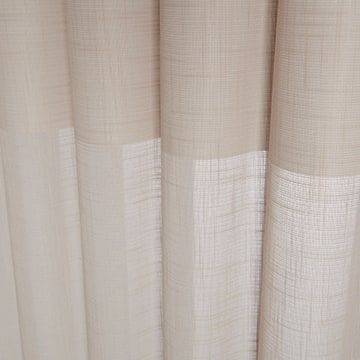 Hunter Douglas Luminette Privacy Sheers Fabric: Sheer Linen, Color: Pompadour