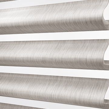 Hunter Douglas Pirouette Horizontal Sheer Shades Pirouette Pirouette Fabric:Alustra Apollo, Color:Reflection Irvine