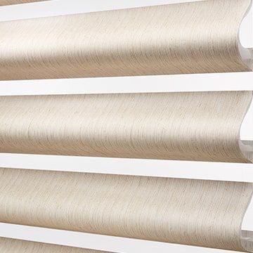Hunter Douglas Pirouette Horizontal Sheer Shades Pirouette Fabric: Grant  Color: Sahara Irvine
