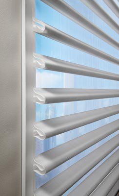 Hunter Douglas Pirouette Horizontal Sheer Shades Vanes Open Sample Irvine