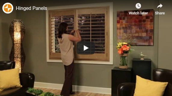 Hunter Douglas Shutters Hinged Panels Video Screenshot
